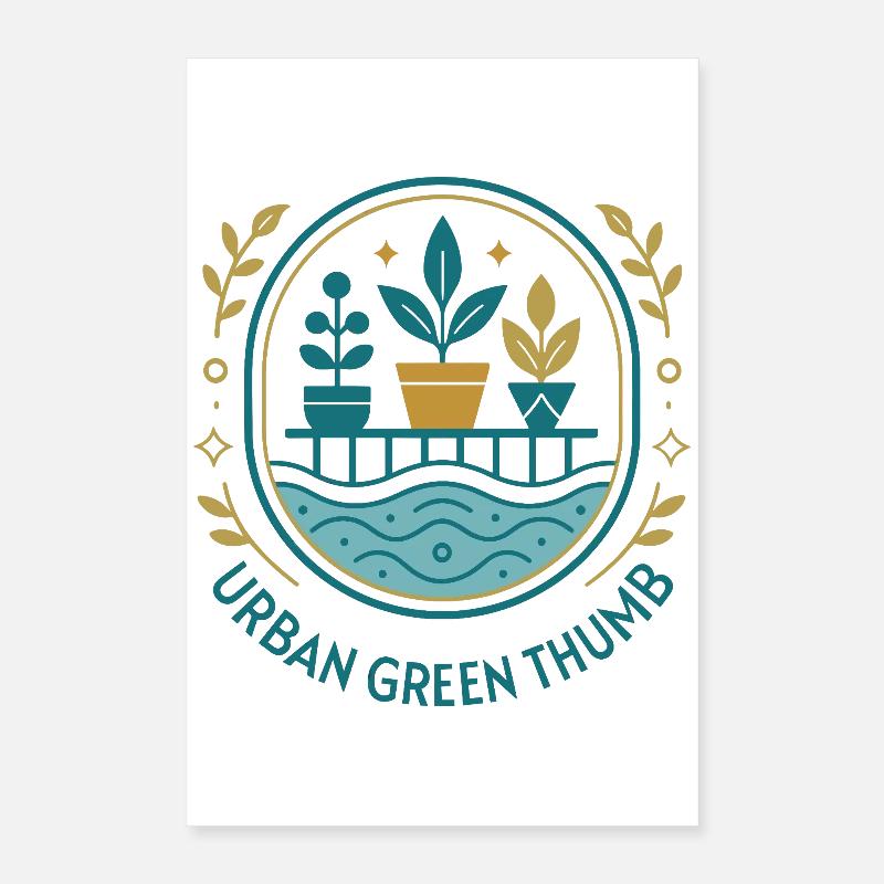 La main verte Poster 40 x 60 cm