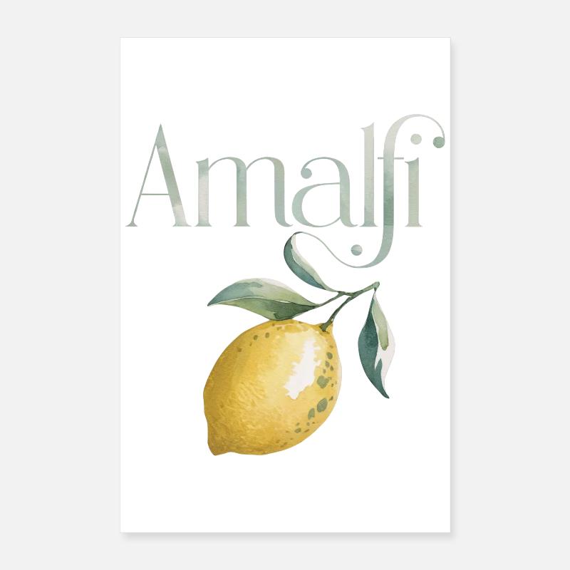AMALFI – Lemon Chic Poster 40 x 60 cm