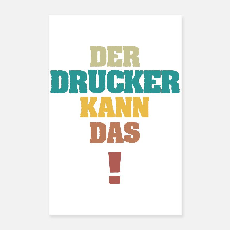 Drucker Poster 40x60 cm