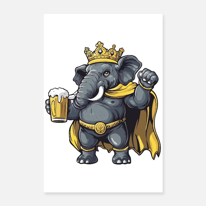 Mammut Beer King Poster 16" x 24" (40x60 cm)