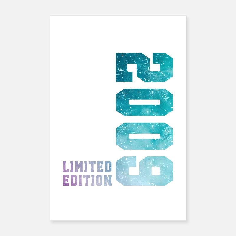 2009 Édition Limitée 17 ans anniversaire Poster 40 x 60 cm