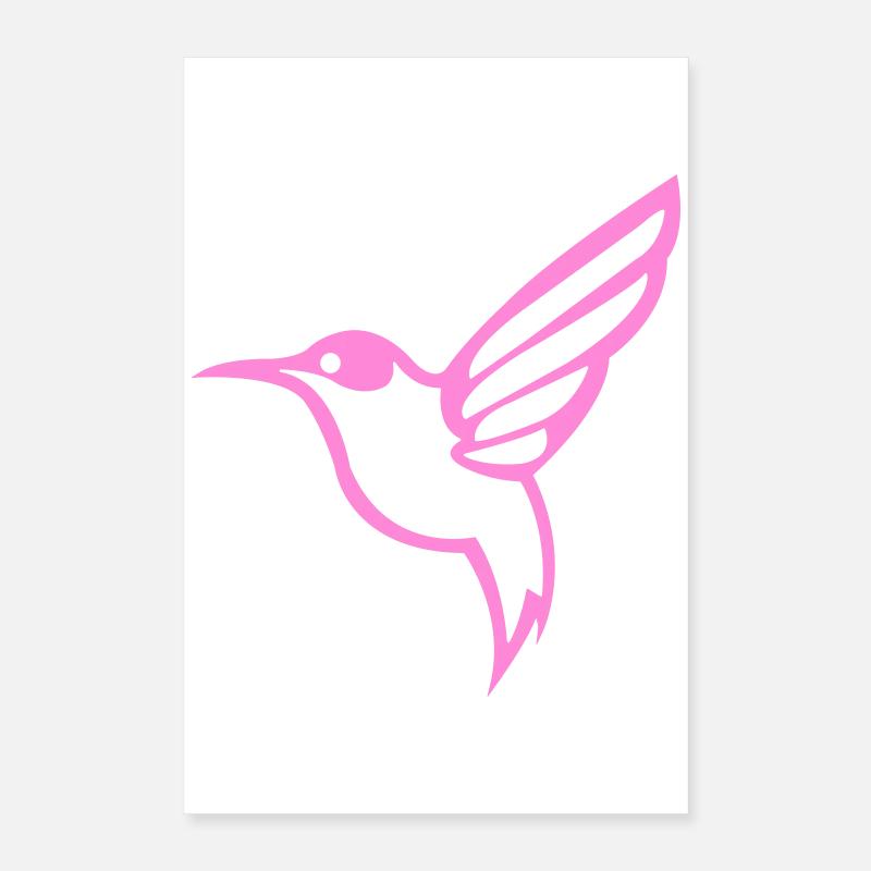 Kolibri Vogel Poster 40x60 cm