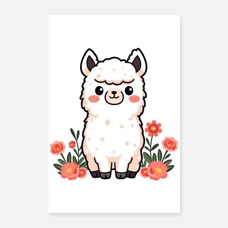 lama Poster 40 x 60 cm