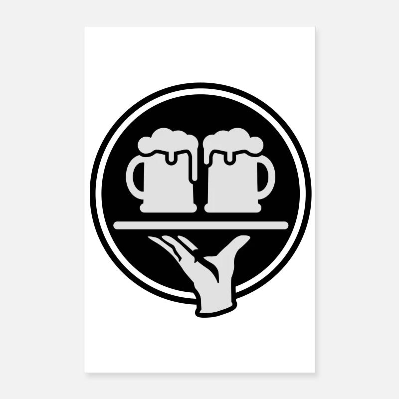 Bier Kellner Poster 40x60 cm