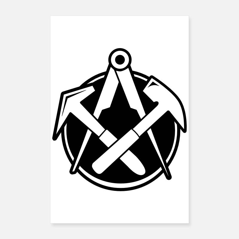 Couvreur Logo Poster 40 x 60 cm