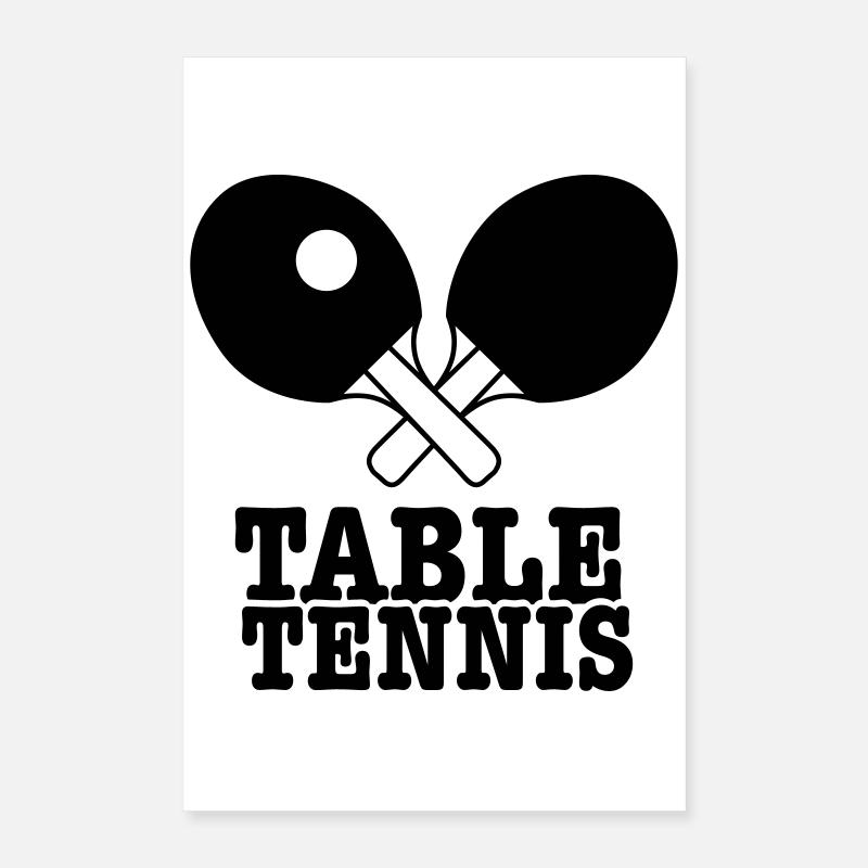 table tennis Poster 16" x 24" (40x60 cm)