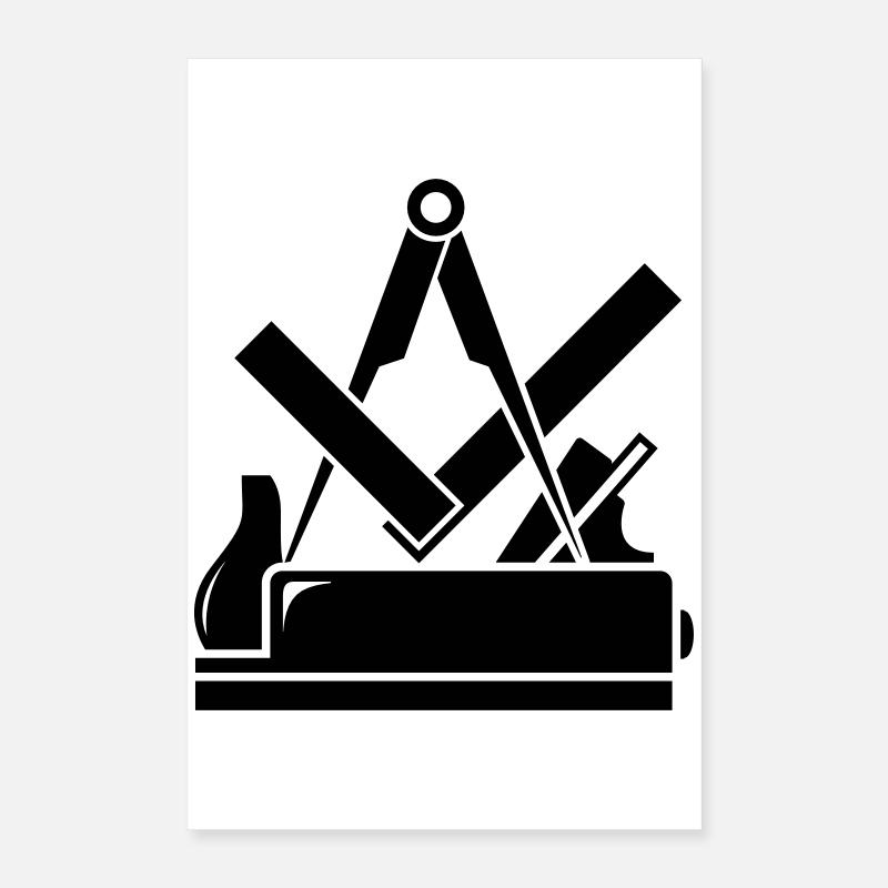 Tischler Zunftzeichen Poster 40x60 cm