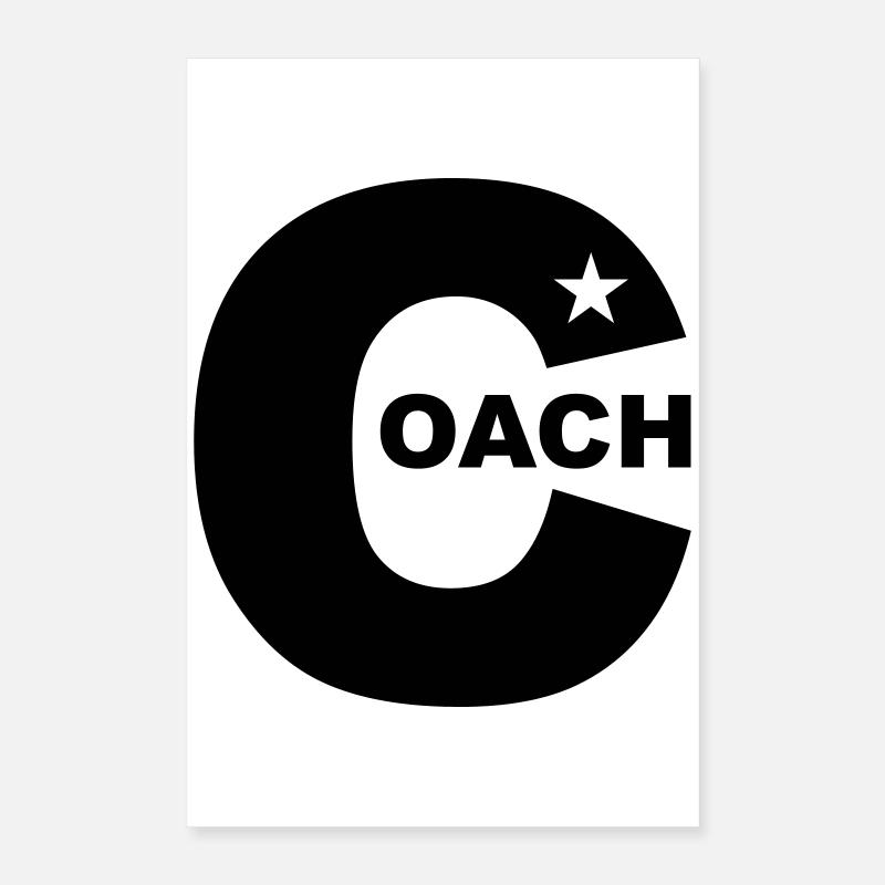 Star Trainer Vector Color customizable 1c Poster 16" x 24" (40x60 cm)