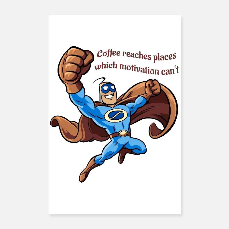Capitaine Café Poster 40 x 60 cm