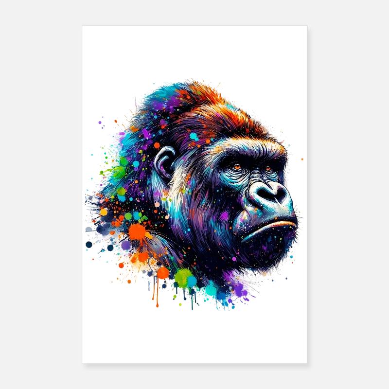 Gorilla Poster 40x60 cm