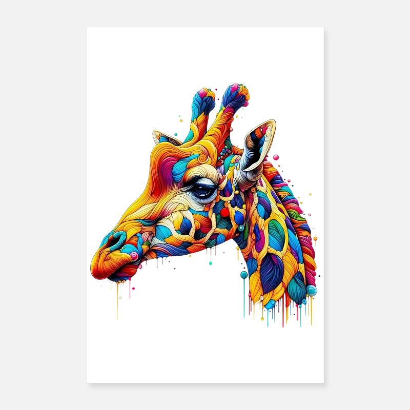Girafe Poster 40 x 60 cm