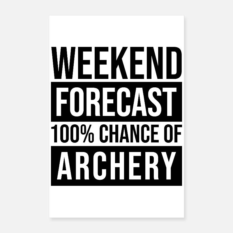 Bogenschütze Poster 40x60 cm