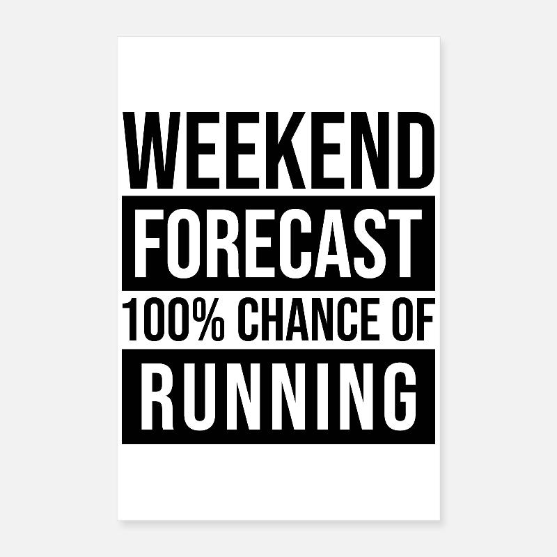 Running Poster 16" x 24" (40x60 cm)