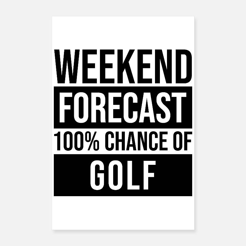 Golf Poster 16" x 24" (40x60 cm)