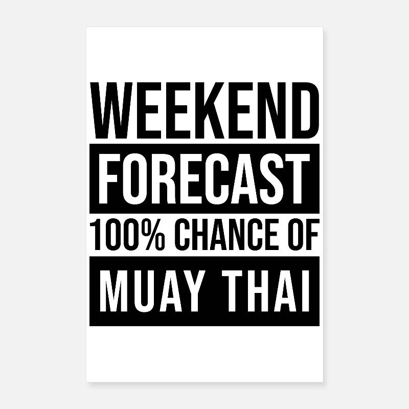 Muay Thai Poster 16" x 24" (40x60 cm)