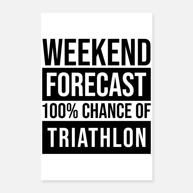 triathlon Poster 40 x 60 cm