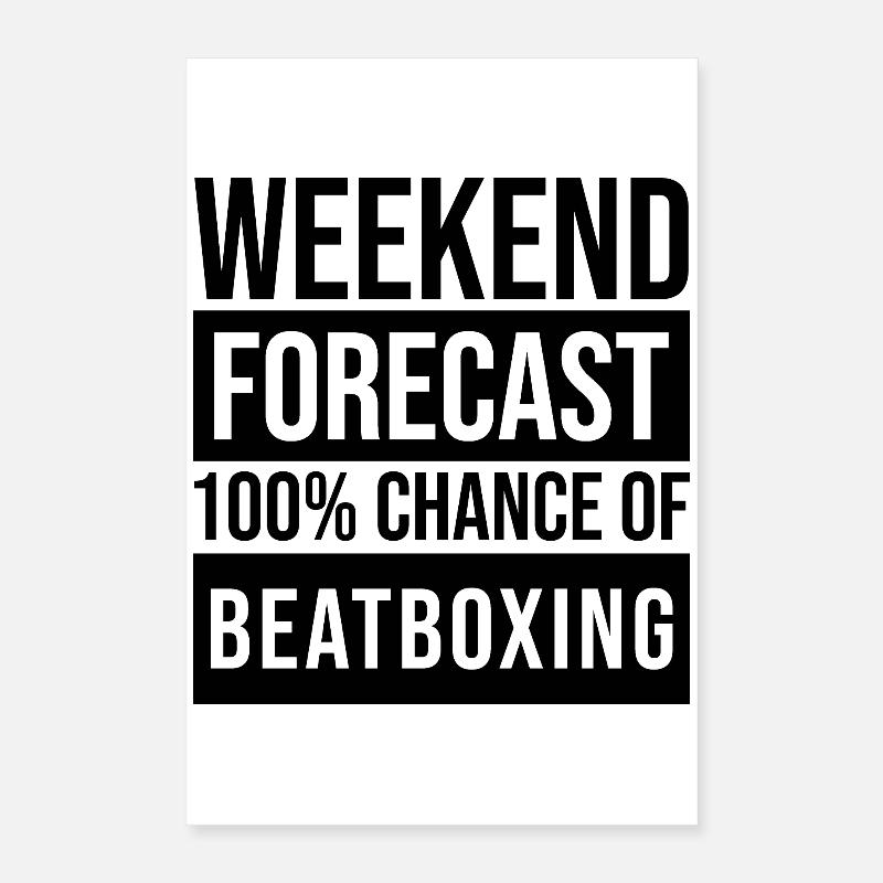 Beatbox (Englisch) Poster 40x60 cm