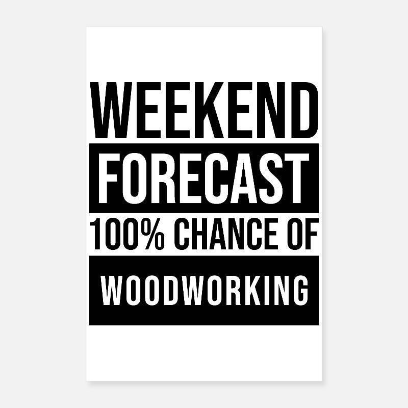 Woodworking Poster 16" x 24" (40x60 cm)