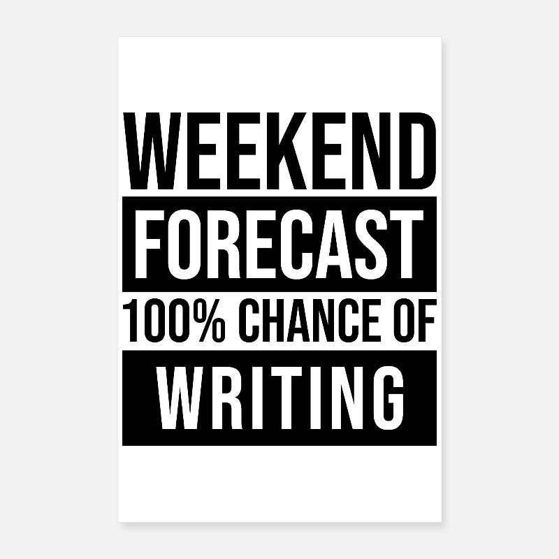 Writer Poster 16" x 24" (40x60 cm)