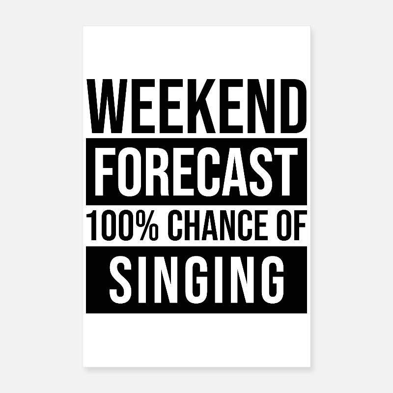 chant Poster 40 x 60 cm