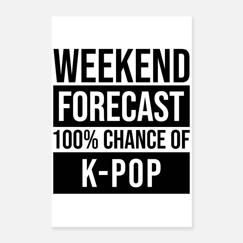 k pop Poster 40 x 60 cm