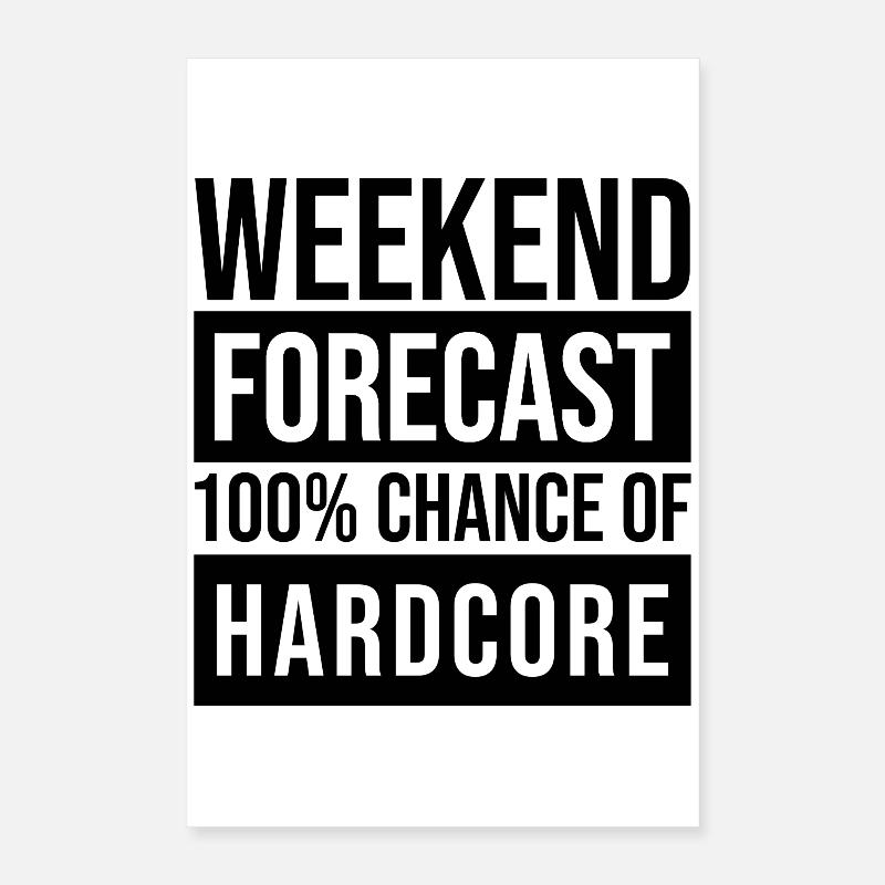 Hardcore Poster 40 x 60 cm