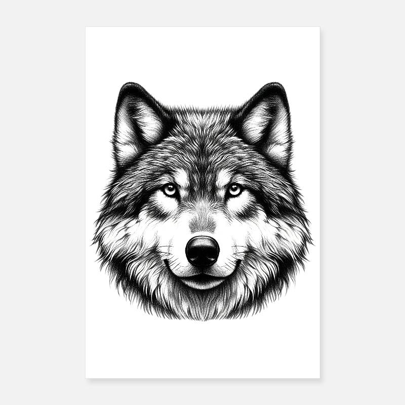 Loup Poster 40 x 60 cm