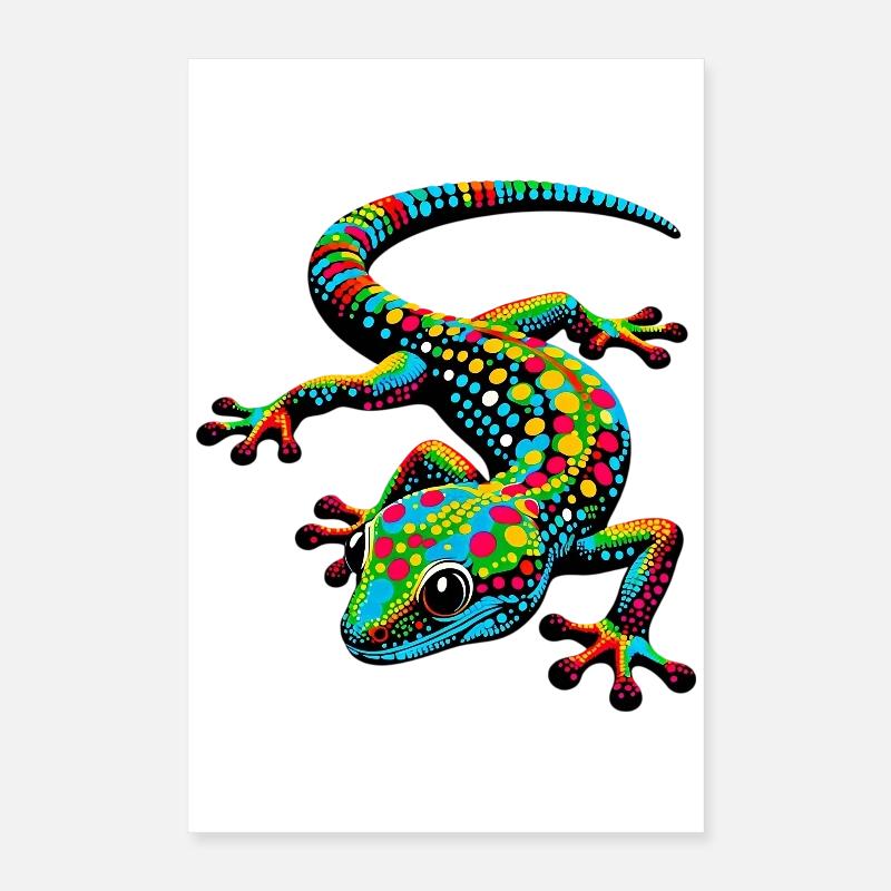 Gecko Poster 40 x 60 cm