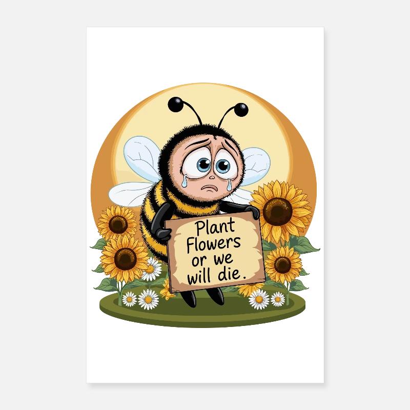 Saving bees Poster 16" x 24" (40x60 cm)