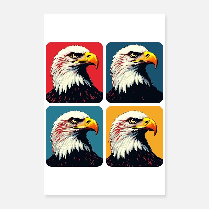 Pygargue à tête blanche Poster 40 x 60 cm