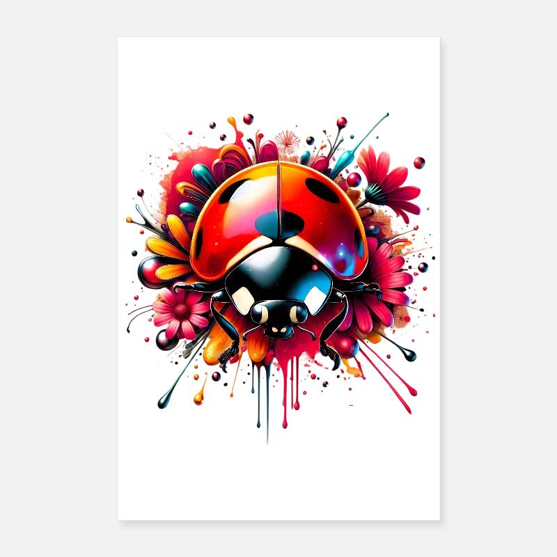 Marienkäfer Poster 40x60 cm