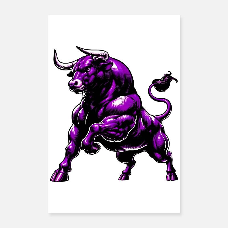 Taureau Poster 40 x 60 cm