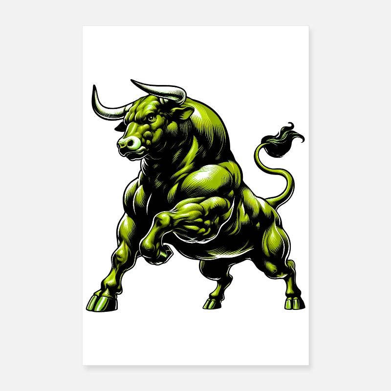 Taureau Poster 40 x 60 cm