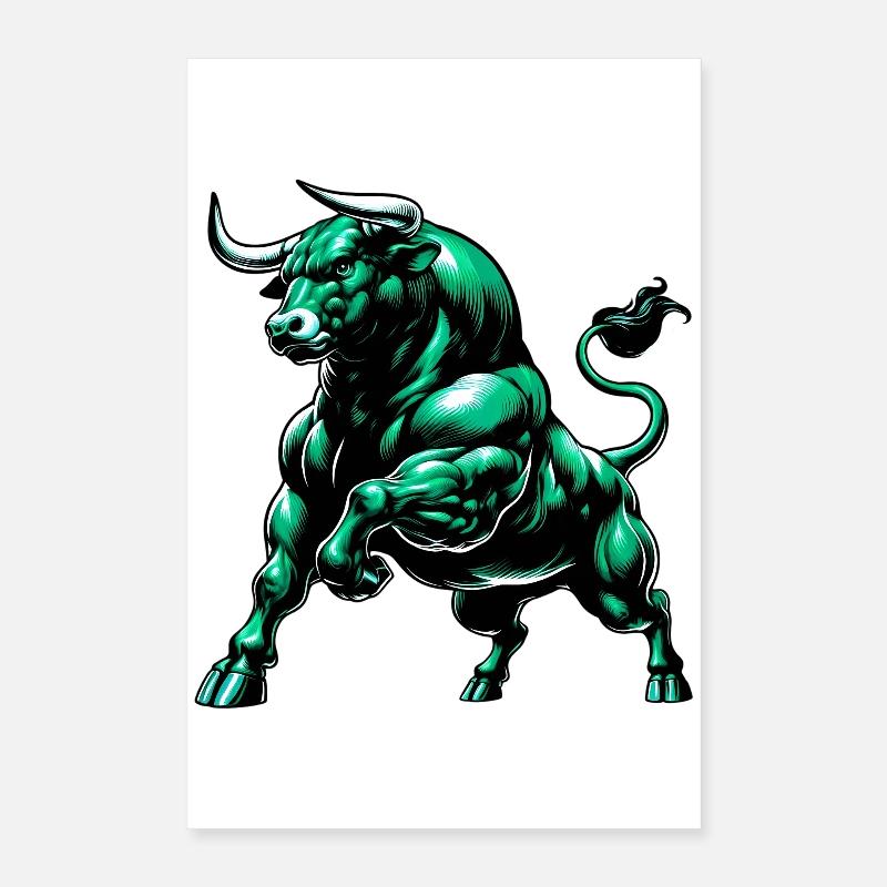 Stier Poster 40x60 cm