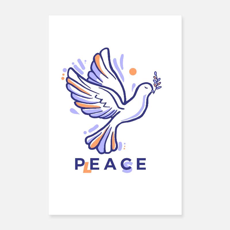 Friedenstaube 2 Poster 40x60 cm