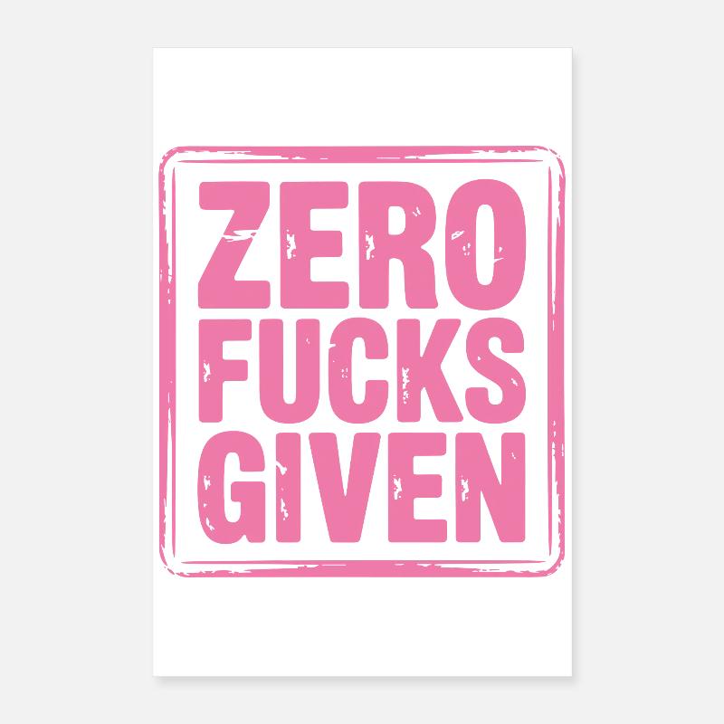 Déclaration féministe Design audacieux Poster 40 x 60 cm