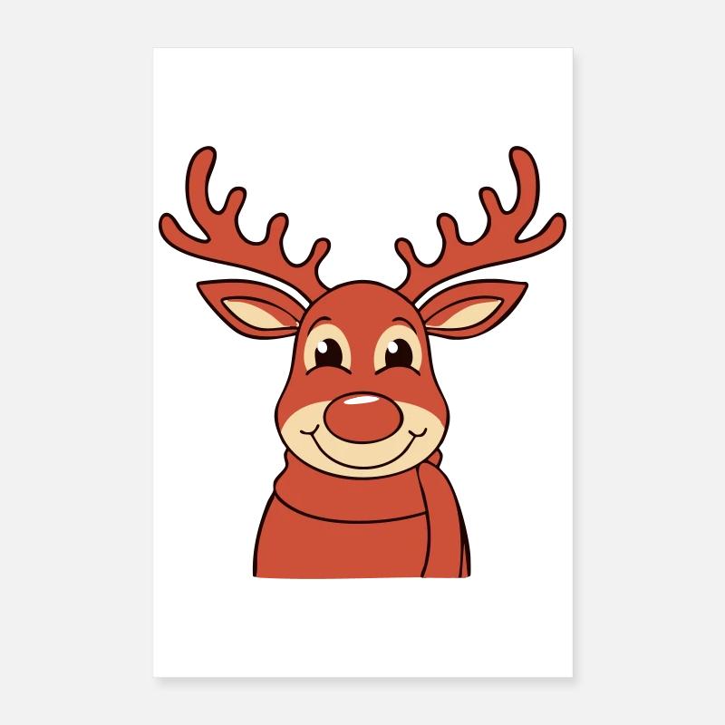 Rentier Poster 40x60 cm