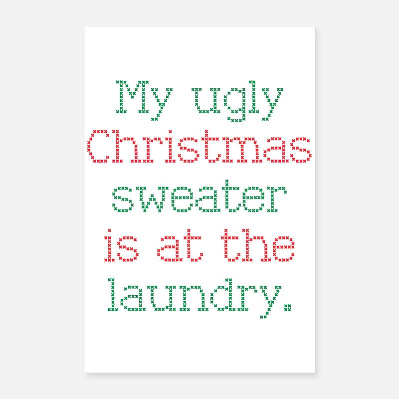 Christmas sweater Poster 16" x 24" (40x60 cm)