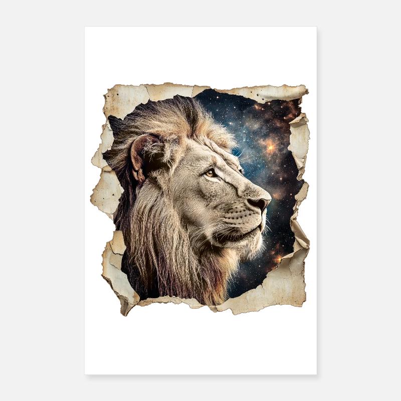 Lion Poster 40 x 60 cm