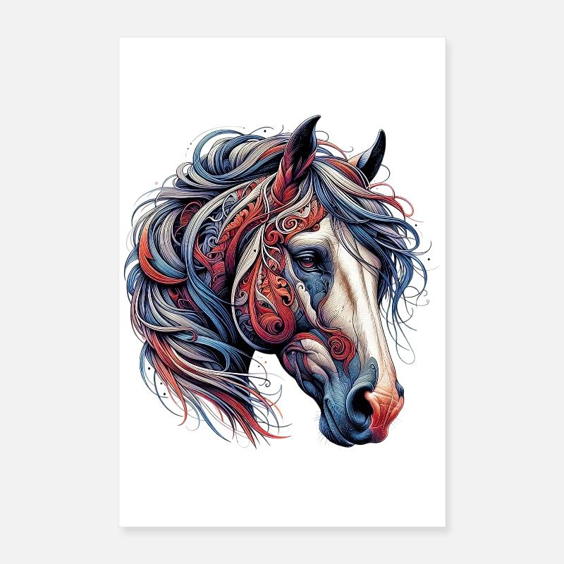 Cheval Poster 40 x 60 cm