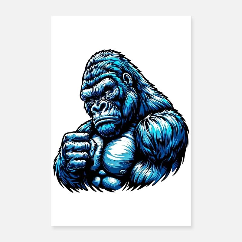 Gorilla Poster 40x60 cm