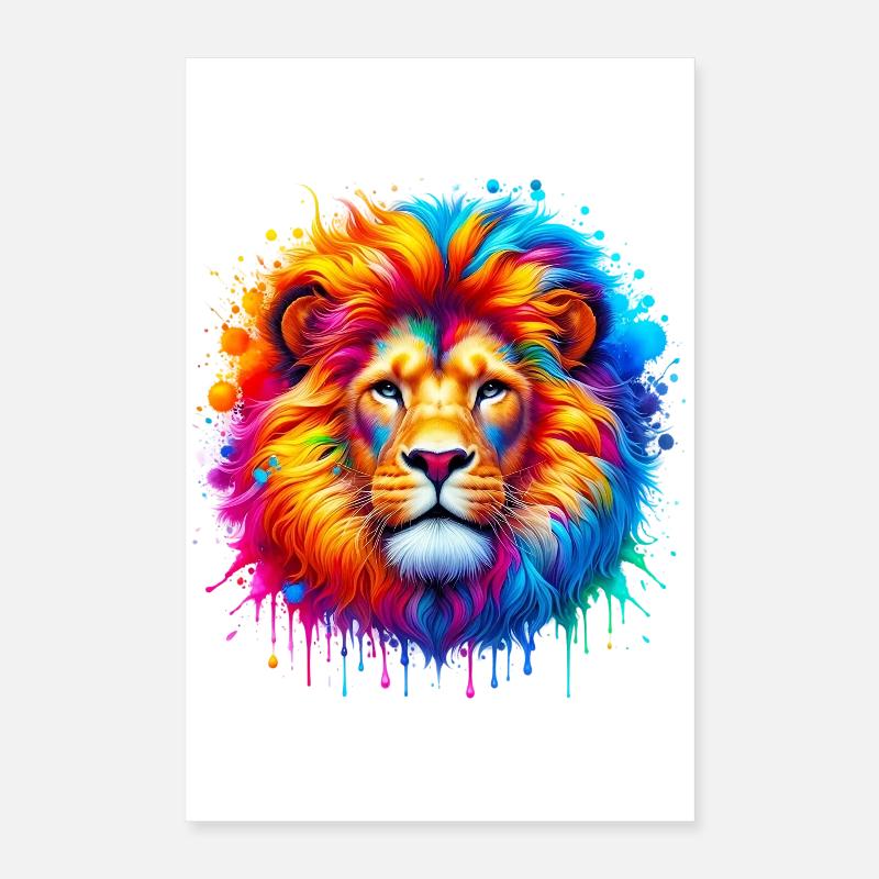 Löwe Poster 40x60 cm