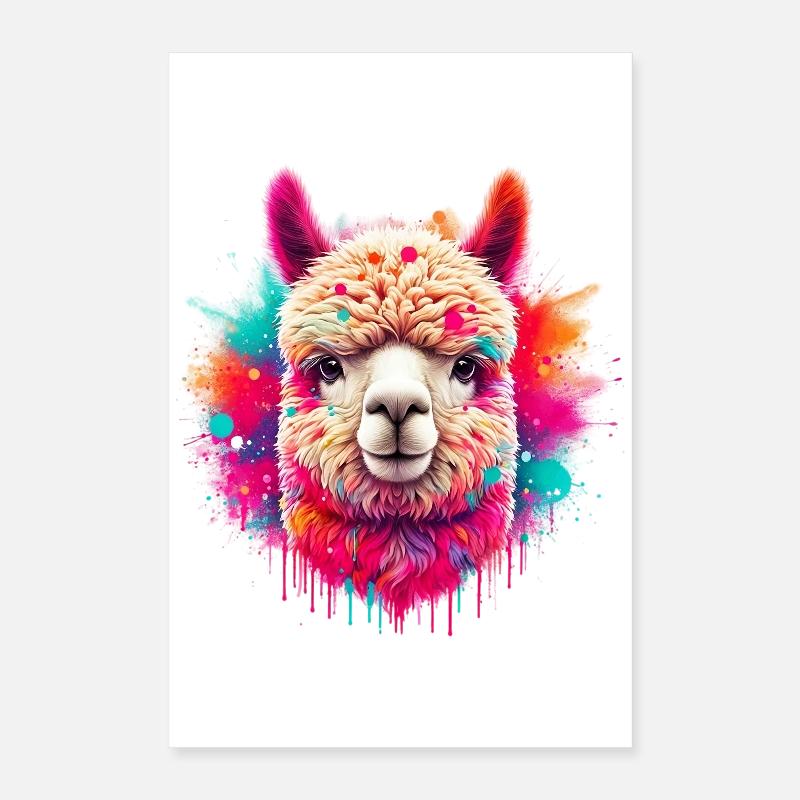 Alpaka Poster 40x60 cm