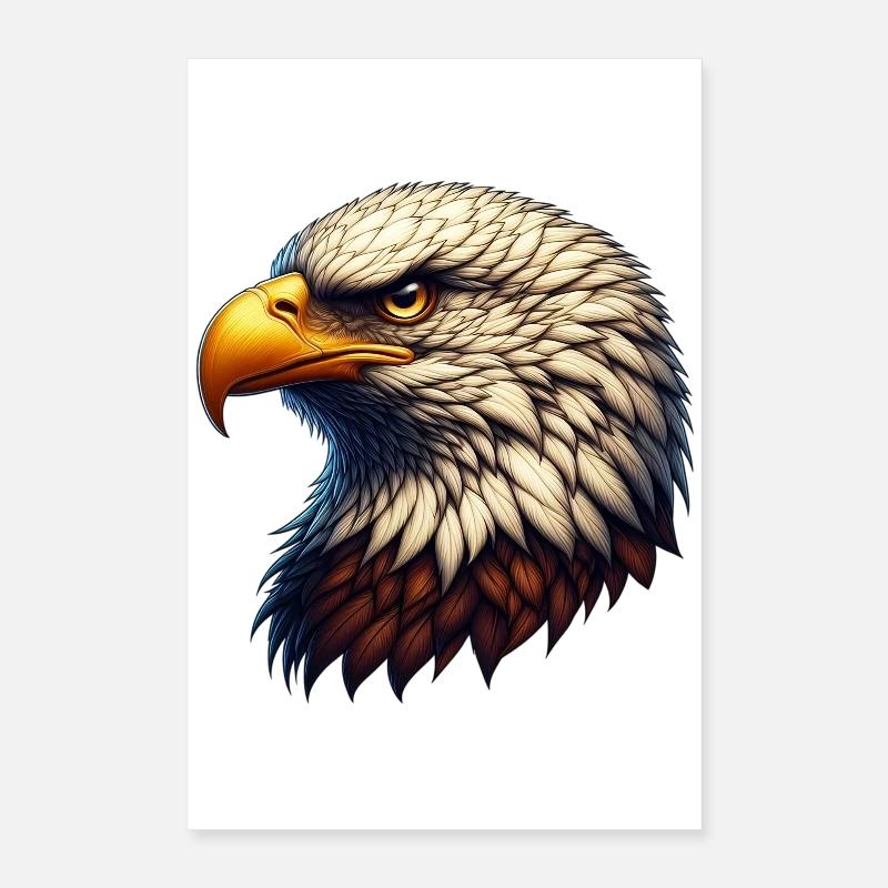 Eagle Poster 16" x 24" (40x60 cm)