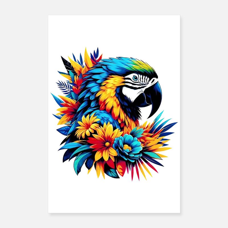 Parrot Poster 16" x 24" (40x60 cm)