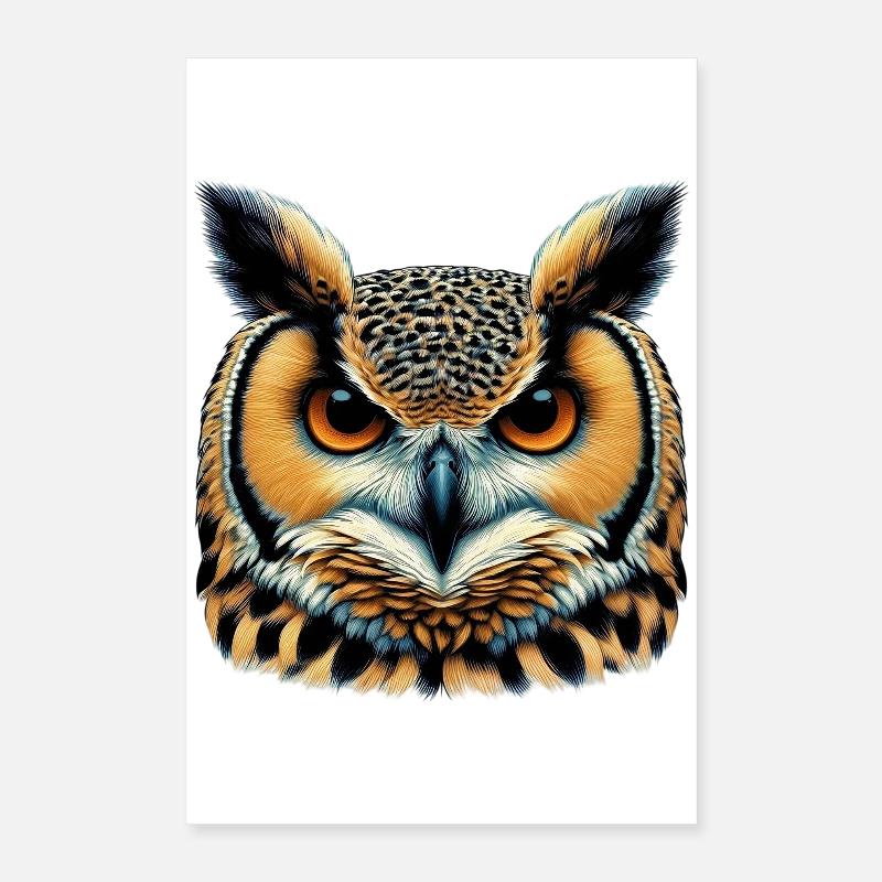 Eule Poster 40x60 cm