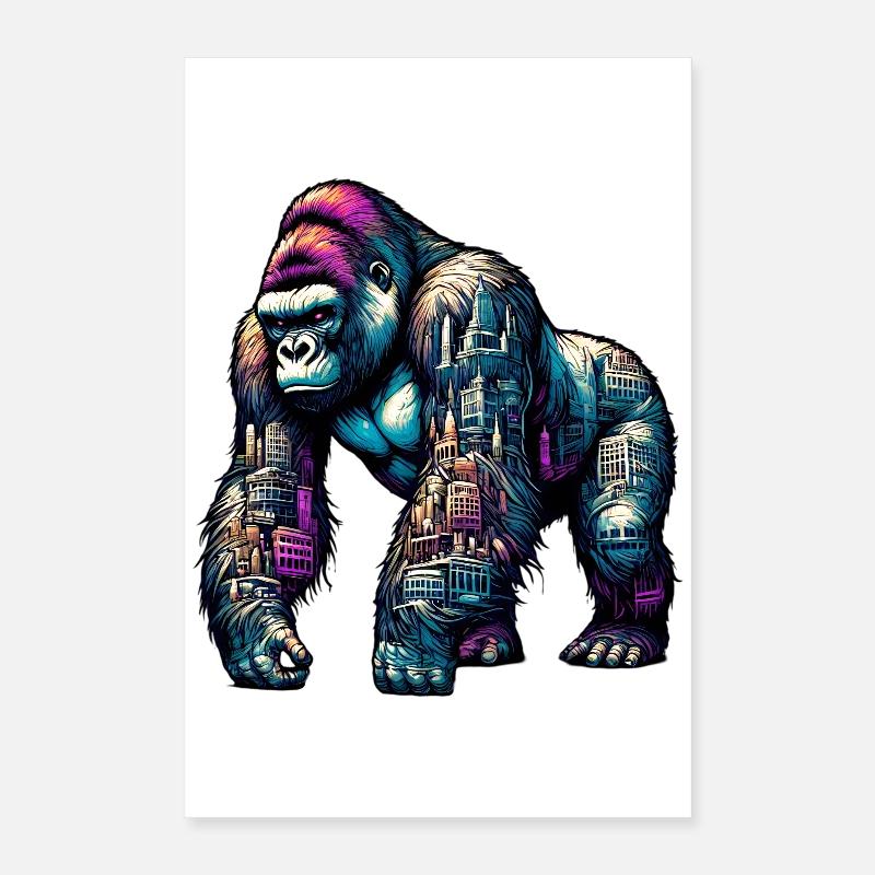 Gorilla Poster 40x60 cm