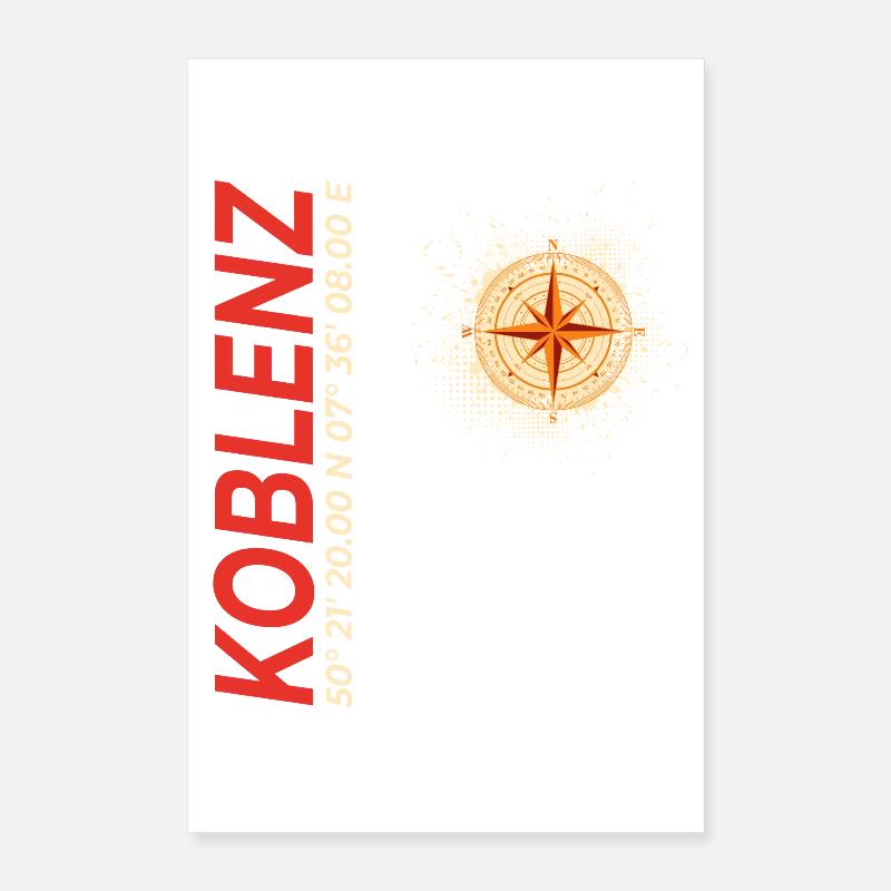 Koblenz Poster 40x60 cm