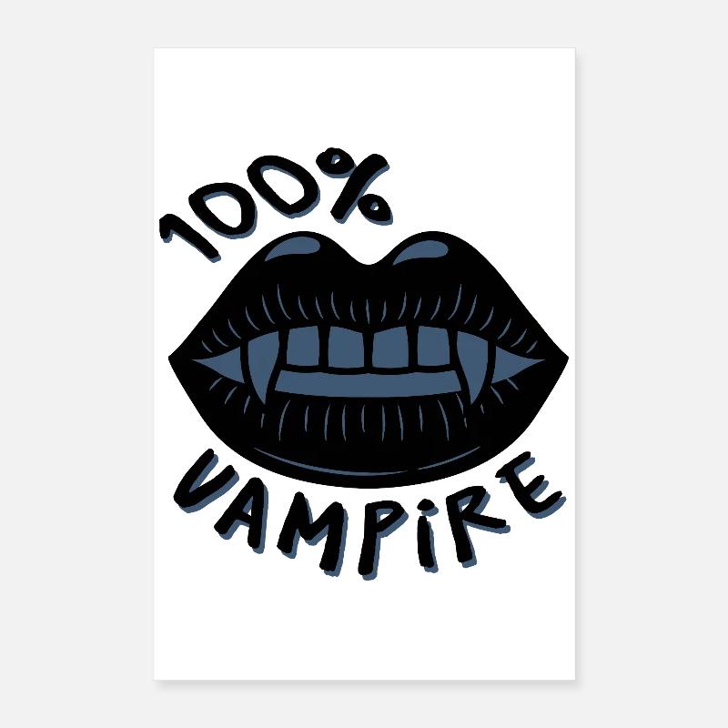 100% Vampire Poster 40x60 cm