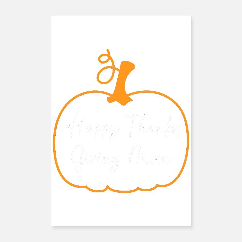Thanksgiving Mama Mutter Oma Großmutter Poster 40x60 cm
